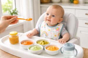 découvrez quand commencer la diversification alimentaire pour votre bébé et apprenez les meilleures méthodes pour introduire les aliments solides en toute sécurité et harmonie.