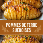 Pommes de terre suédoises croustillantes servies dans un plat