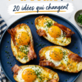 Une assiette colorée de diverses recettes à base d'œufs, montrant leur polyvalence en cuisine.