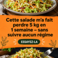Salade légère et colorée, idéale pour une alimentation saine et équilibrée