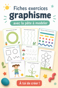 Enfants jouant avec de la pâte à modeler pour créer des formes et des personnages.