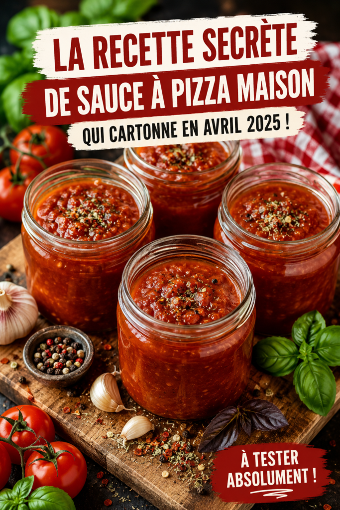 Une délicieuse sauce à pizza maison dans un bol en céramique.