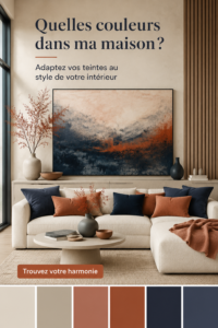 Une pièce chaleureuse avec des tons pastel apaisants et une décoration harmonieuse, idéale pour un intérieur accueillant.