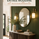 Idées d'aménagement pour une entrée moderne et accueillante