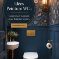 Peinture colorée pour des toilettes élégantes