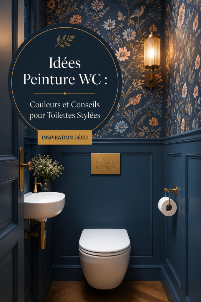 Peinture colorée pour des toilettes élégantes