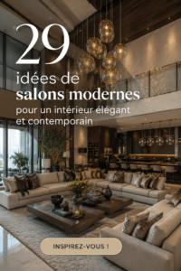 Salon contemporain aux couleurs neutres et à la décoration minimaliste