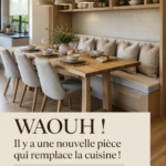 Un espace chaleureux et convivial représentant une Borðstofa moderne.