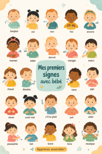 Un bébé souriant montrant ses premiers signes d'expression.