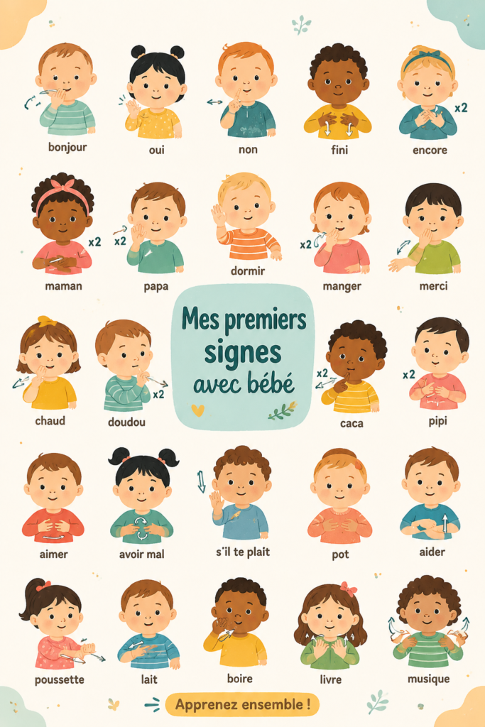 Un bébé souriant montrant ses premiers signes d'expression.