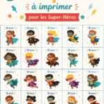 Bons points colorés imprimés pour enfants qui les motivent