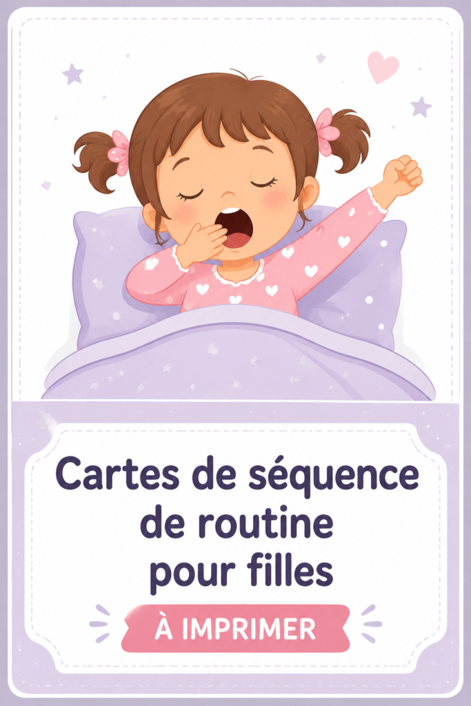 Kit de cartes d'activités imprimables pour petites filles