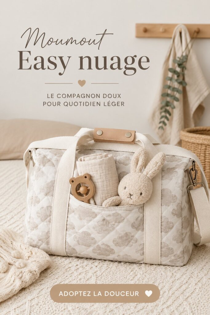 Moumout easy nuage : un doux cocon pour enfants