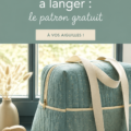 Sac à langer coloré fait main, idéal pour les mamans