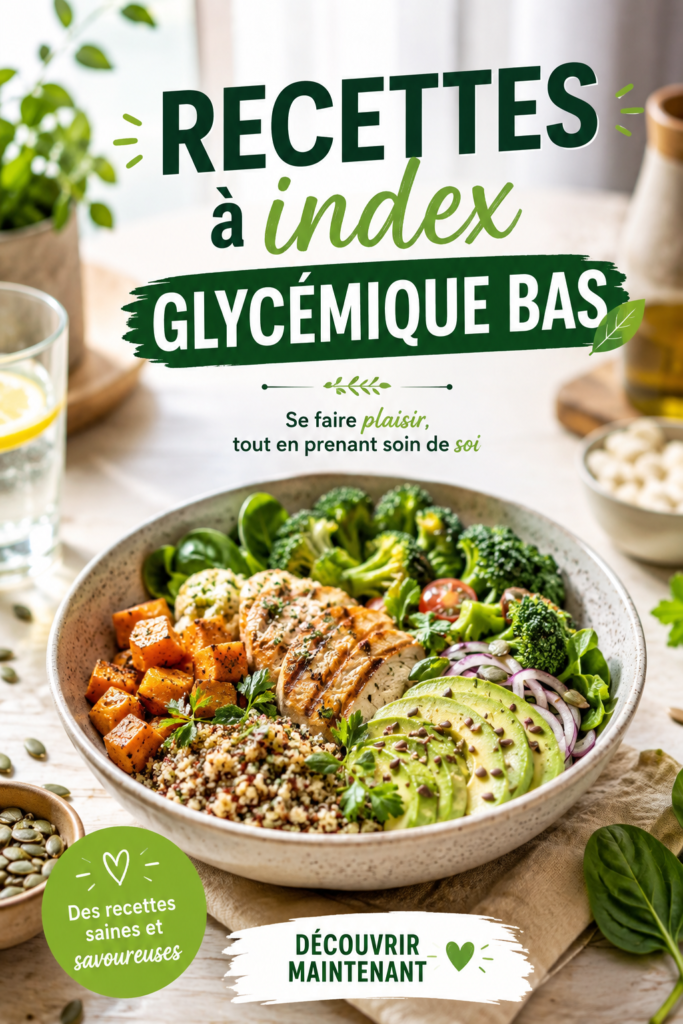 Recettes à index glycémique bas pour une alimentation famille en pleine forme