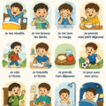 Enfants jouant ensemble dans un cadre familier, illustrant une routine équilibrée.
