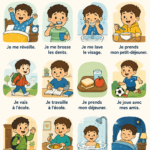 Enfants jouant ensemble dans un cadre familier, illustrant une routine équilibrée.