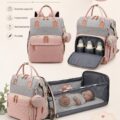 Un sac à langer élégant et pratique pour les mamans modernes, parfait pour les sorties avec bébé.