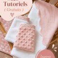 Un groupe familial réalisant un tutoriel créatif ensemble à la maison.