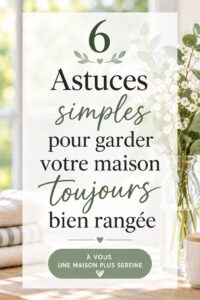 Une maison chaleureuse et organisée avec des jouets rangés et un salon soigné.