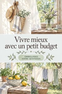 Une maison décorée avec des éléments simples et chaleureux, créant une ambiance accueillante.