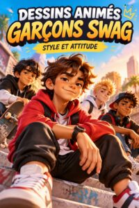 Enfants regardant des dessins animés ensemble, captivés par l'écran.