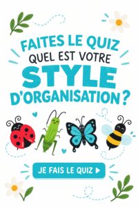 Une mère organise le coin de jeux de ses enfants avec style.