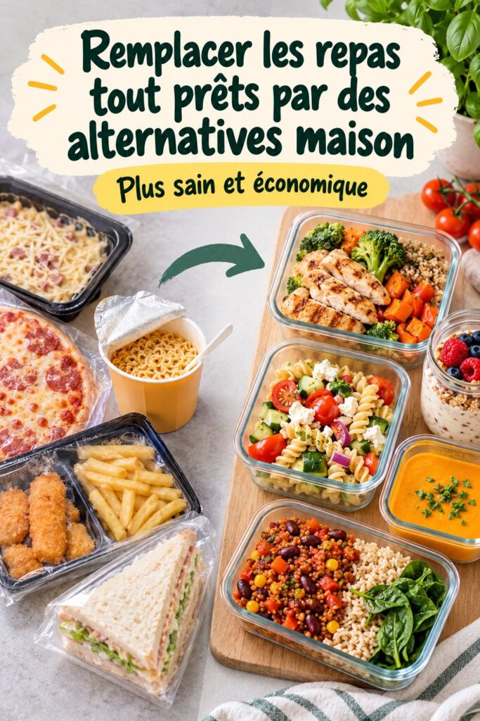 Une assiette colorée avec des repas faits maison pour enfants.