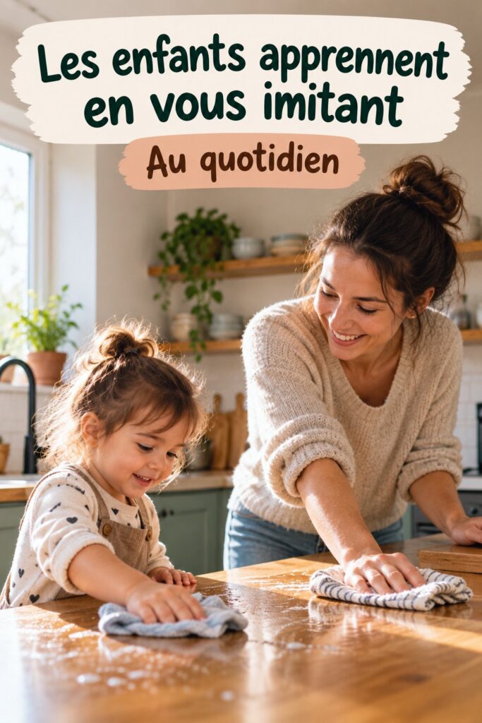 Enfants jouant ensemble et apprenant dans un cadre ludique.