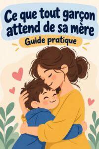 Mère et son fils échangeant dans un moment tendre et de complicité