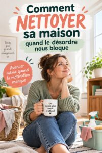 Vue d'une maison lumineuse et bien organisée, sans désordre, évoquant un sentiment de sérénité.