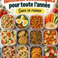 Une lunchbox colorée remplie de garnitures économiques et savoureuses pour enfants