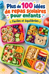 Lunchbox créative remplie de plats sains pour enfants